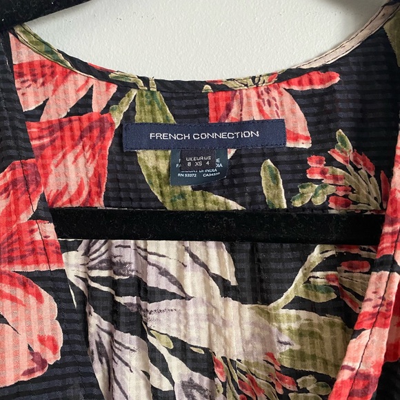 French Connection floral wrap mini dress - Picture 8 of 14